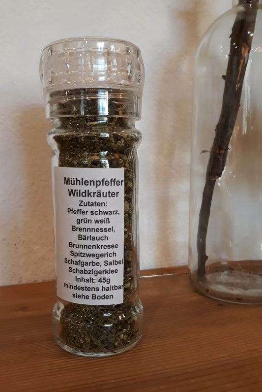 Mühlenpfeffer "Wildkräuter" in der Mühle